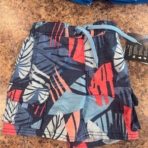 Boys Tropical Swim Trunks